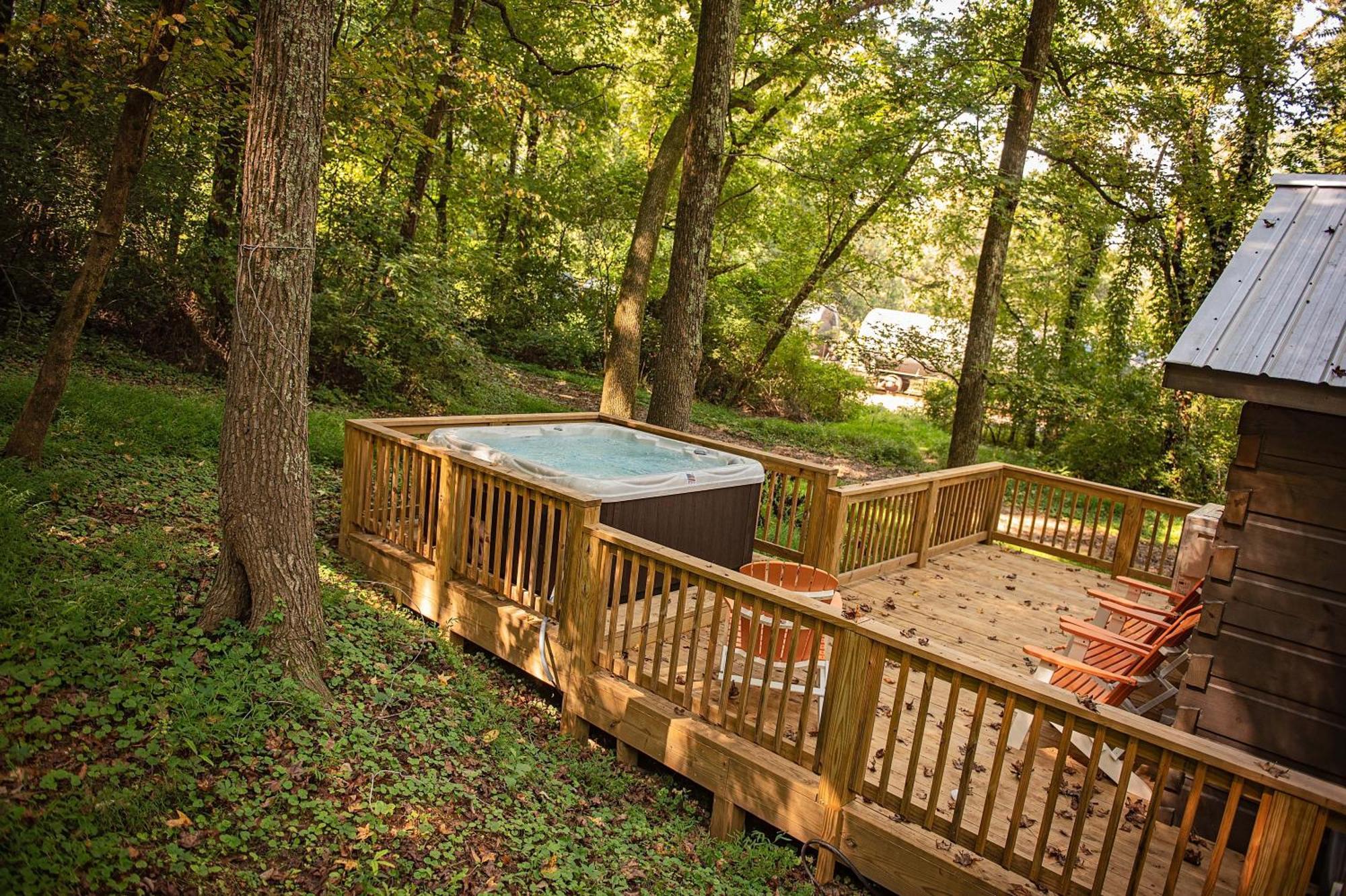 Lena Cabin Wooded Tiny Cabin - Hot Tub Chattanooga Kültér fotó
