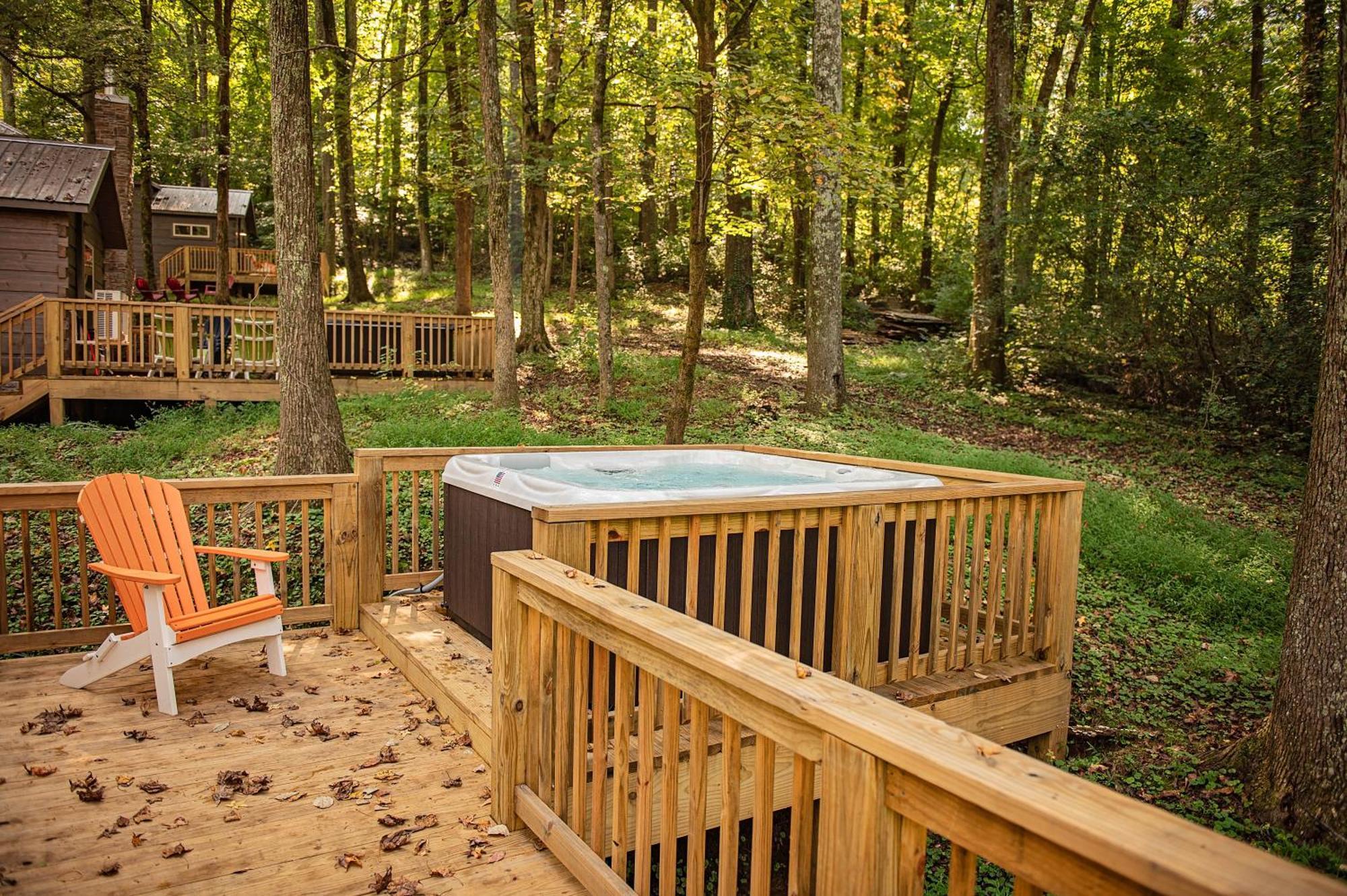 Lena Cabin Wooded Tiny Cabin - Hot Tub Chattanooga Kültér fotó