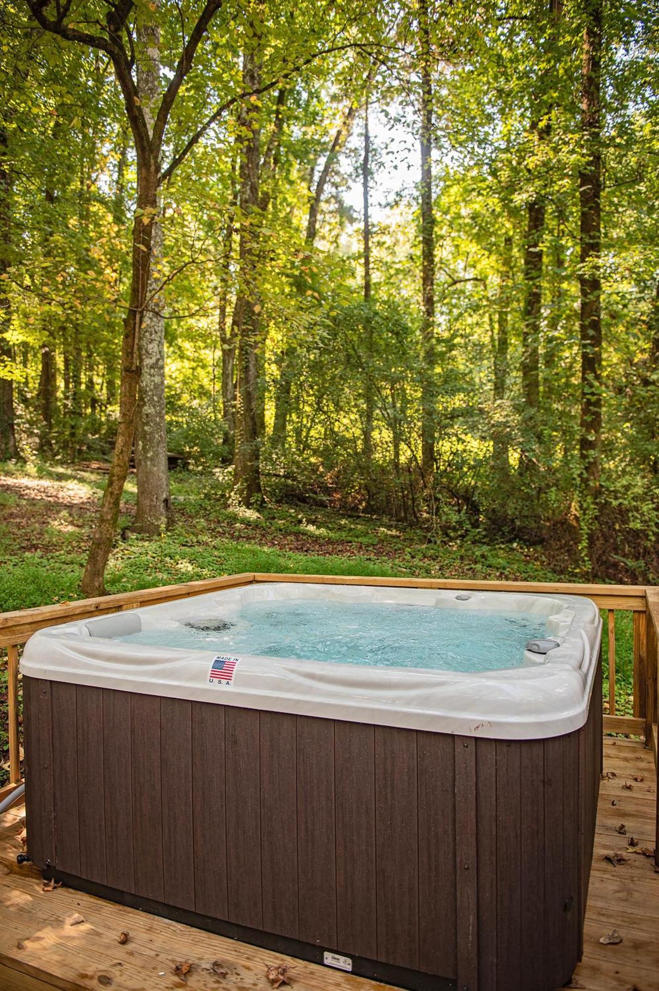 Lena Cabin Wooded Tiny Cabin - Hot Tub Chattanooga Kültér fotó