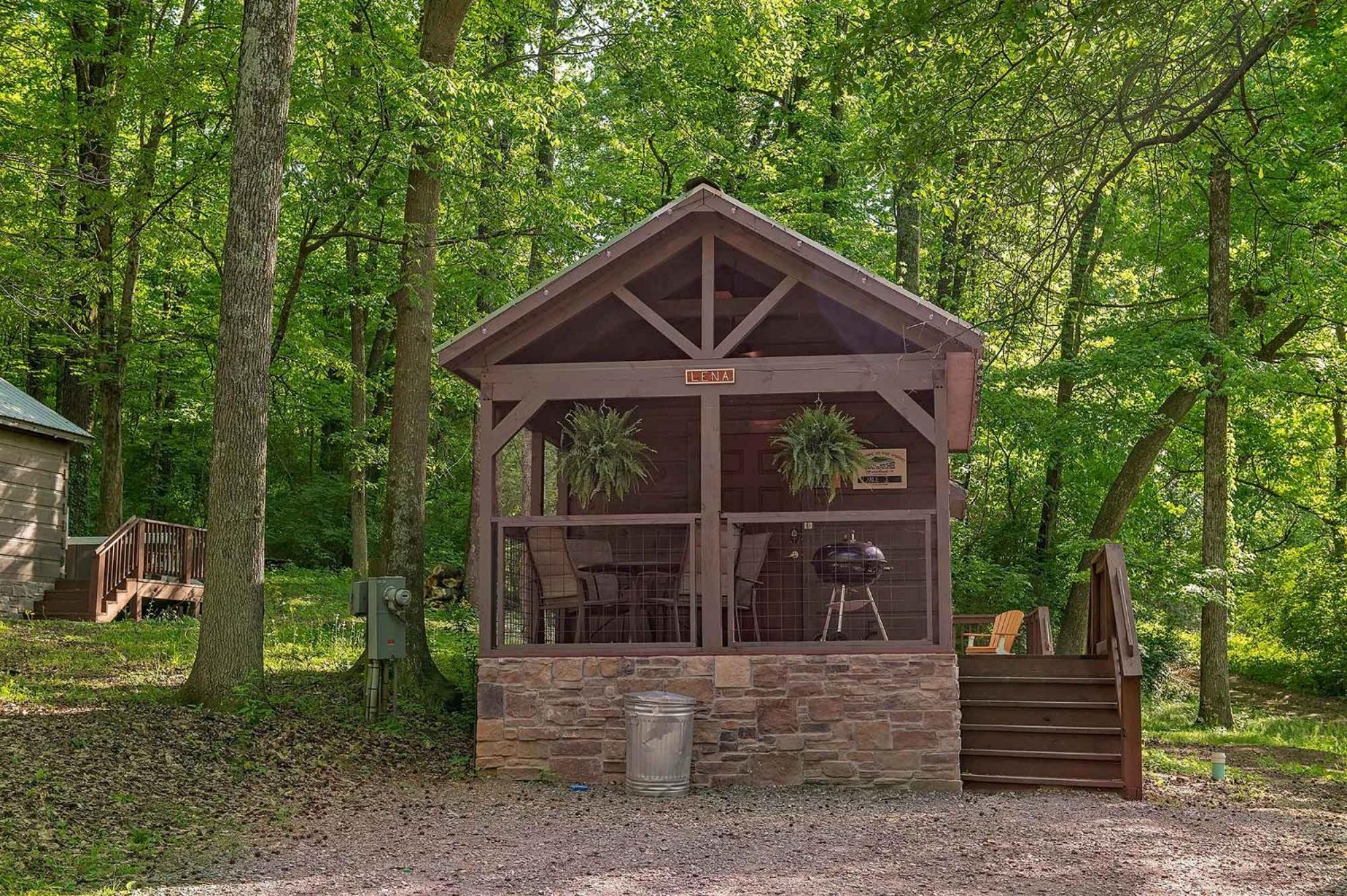 Lena Cabin Wooded Tiny Cabin - Hot Tub Chattanooga Kültér fotó